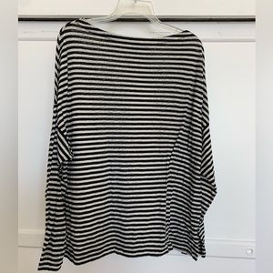 Medium ALLSAINTS Rita Stripe Oversize Tee